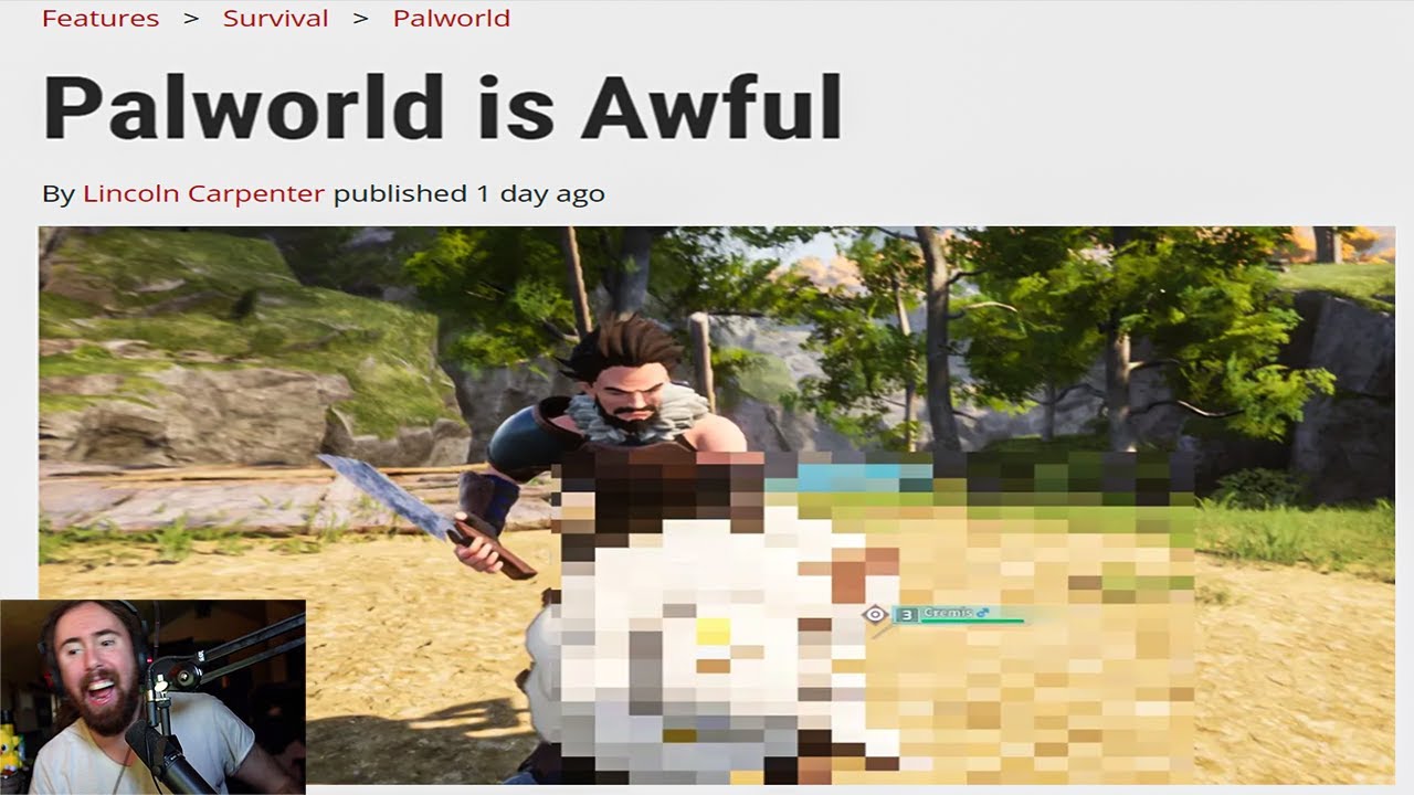 Palworld is already getting cancelled..