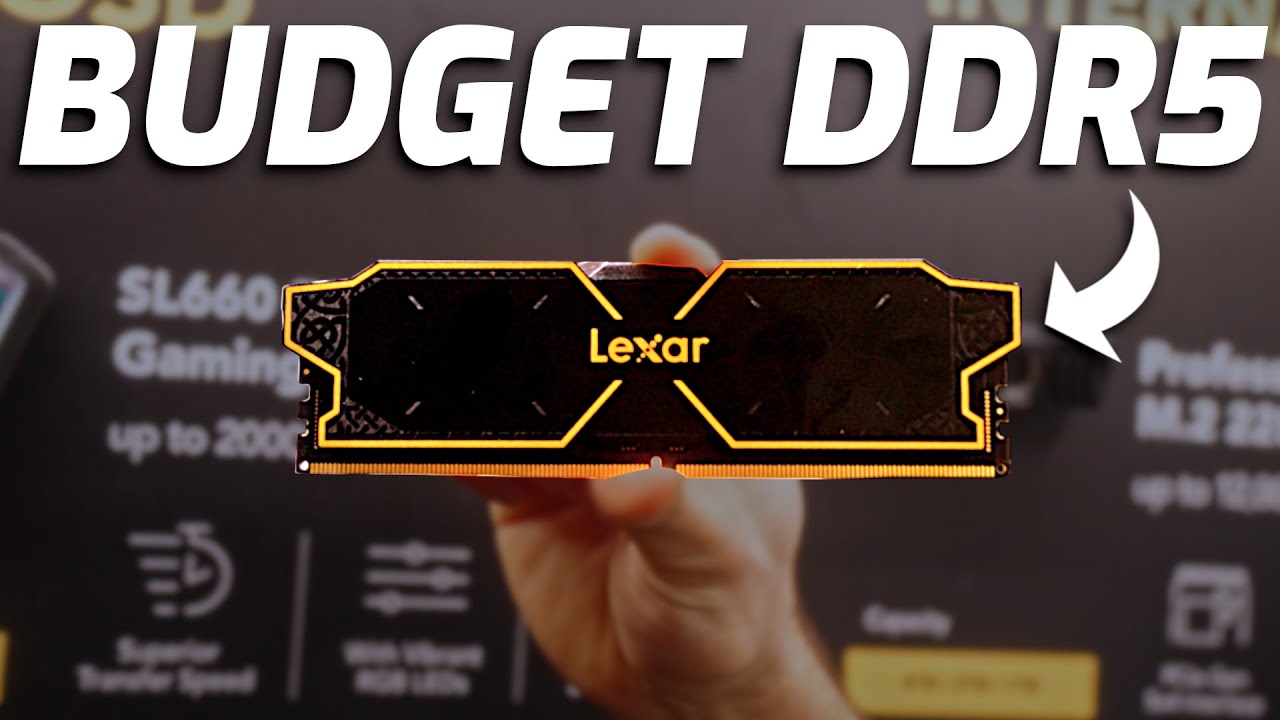 Lexar's New DDR5 RAM and Enlarged SSDs! ⚡ #CES2024