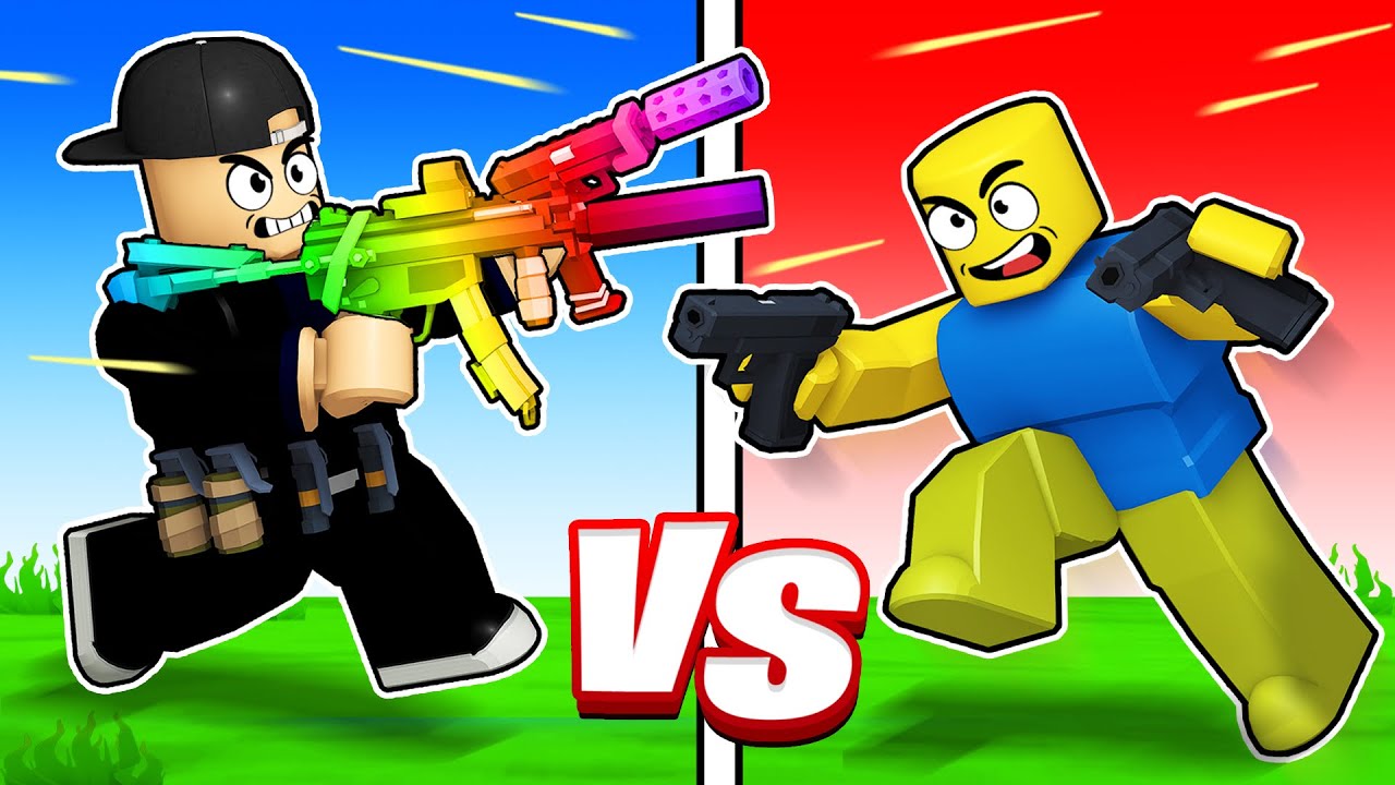 Roblox: Cheating with OP Weapons vs Friends