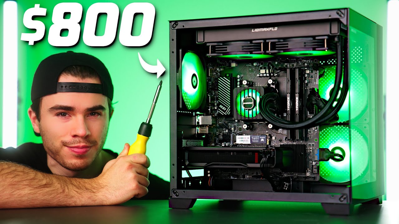 The BEST 👑 $800 1440p Gaming PC ⚡ Build Guide 2024