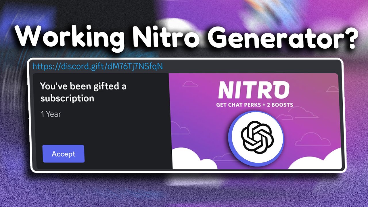 Trying and Exposing Discord Nitro Generators (ft. ChatGPT)