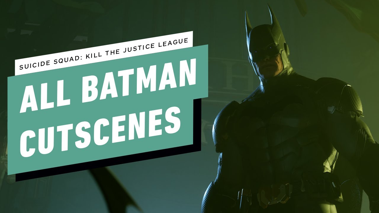 Suicide Squad: Kill the Justice League - Every Batman Scene (4K 60 FPS)