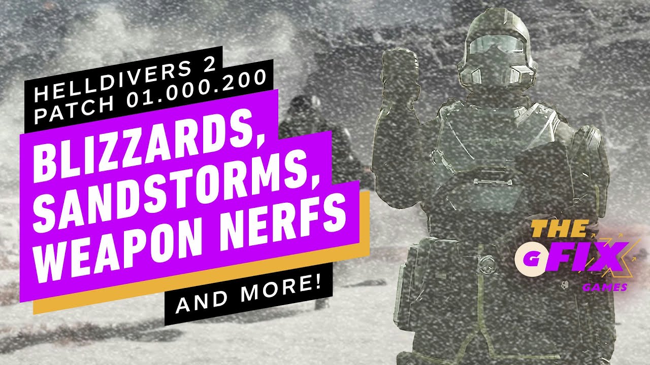 Helldivers 2 Update: Blizzards & Weapon Balances