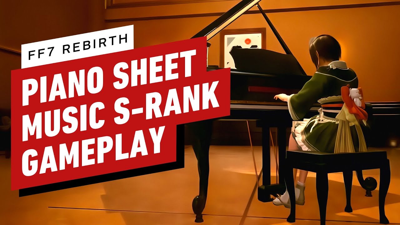 Master the Keys: S-Rank Piano Sheet Music in FF7