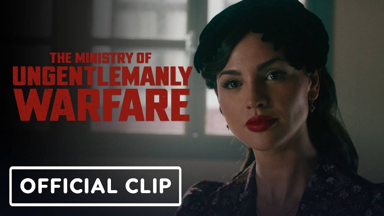 The Ministry of Ungentlemanly Warfare - Official 'Marjorie Meets Luhr' Clip (2024) Eiza González