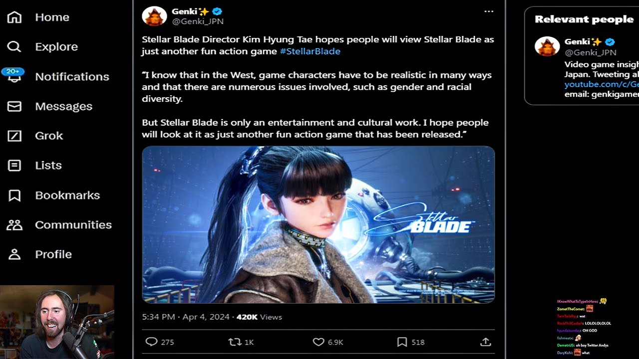 Stellar Blade Director Claps Back