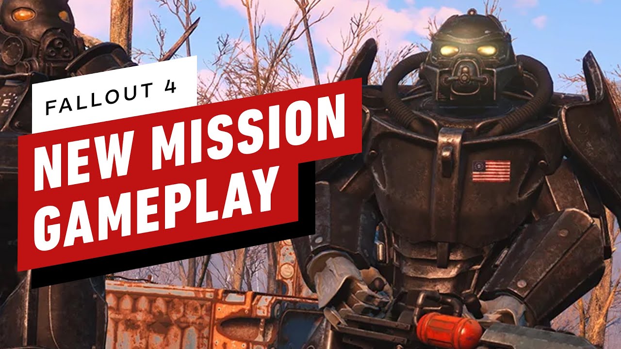 Fallout 4 Next-Gen Update: New Mission Gameplay (4K 60FPS)