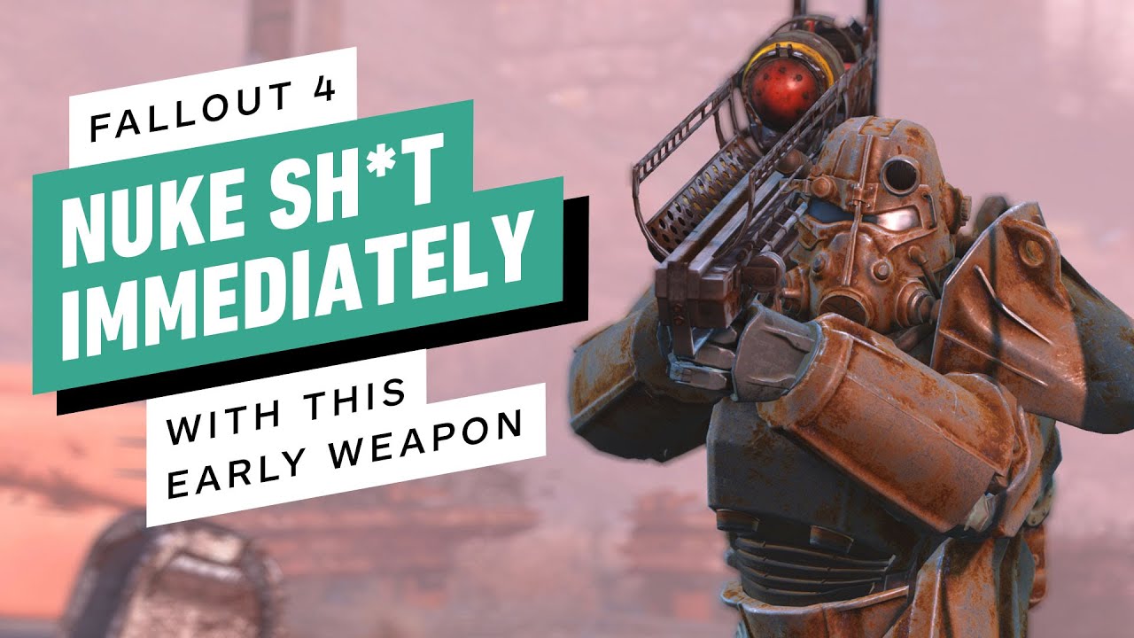 Fallout 4's Most Powerful Weapon (Fat Man Nuke!) Is Right Outside the Vault