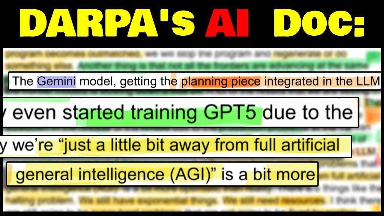 DARPA's STUNNING AGI BOMBSHELL | AGI Timeline, Gemini plus search, OpenAI's GPT-5 & AI Cyber Attacks