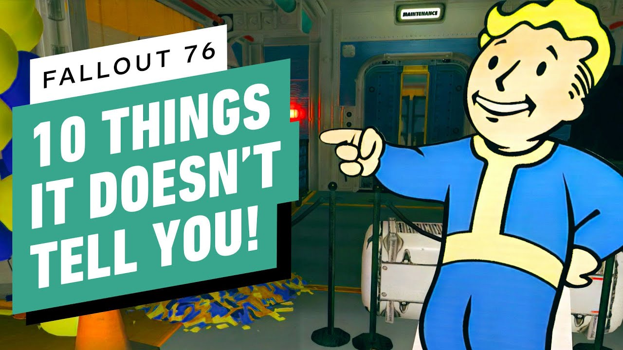 10 Things That Fallout 76: Wastelanders Doesn’t Tell You