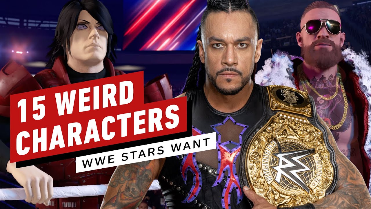 15 Weird Characters WWE Superstars Want in WWE 2K24