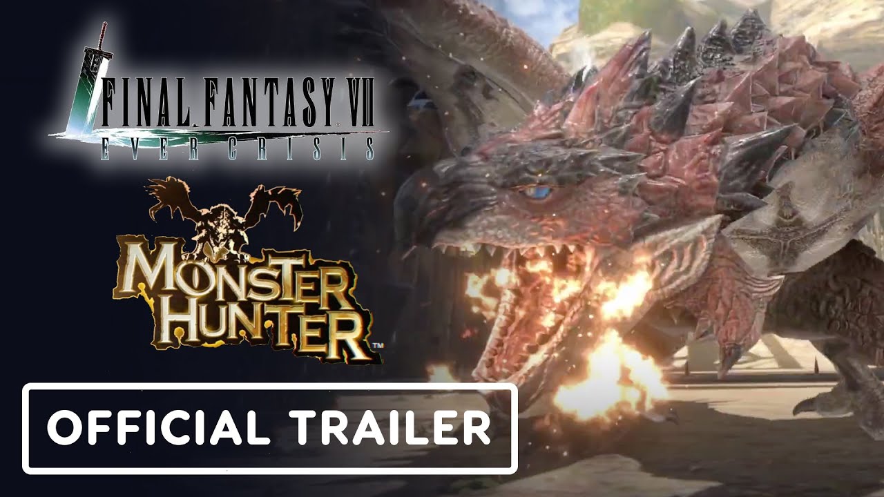 Final Fantasy 7 x Monster Hunter Crossover Event Trailer