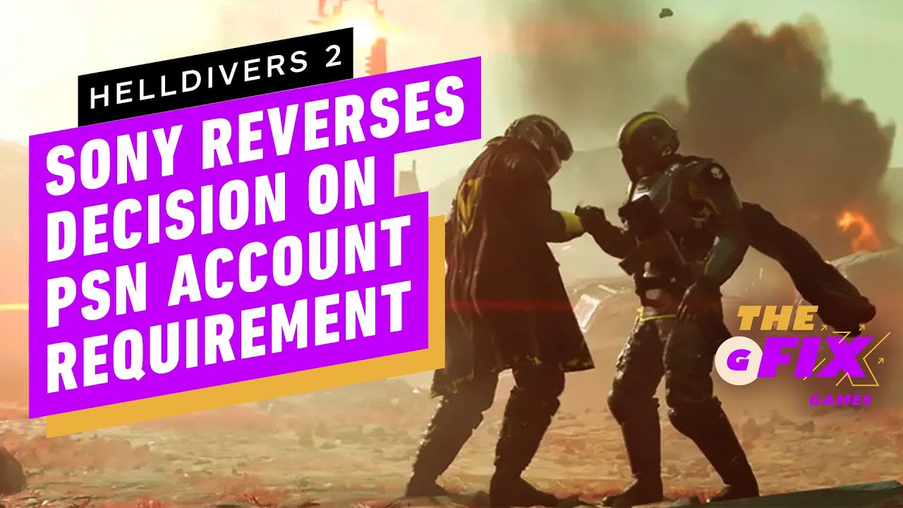 Sony Does U-Turn on Helldivers 2 Account Rule