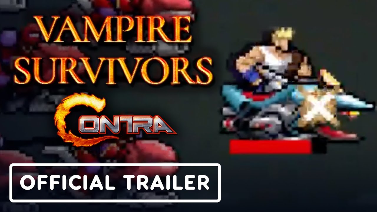 Vampire Survivors x Contra: Operation Guns - Official Launch Trailer