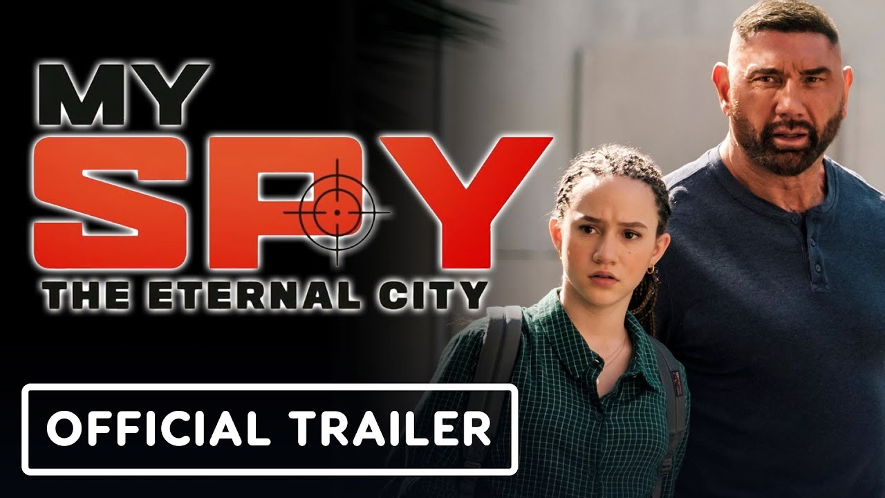 Dave Bautista & Chloe Coleman in My Spy: The Eternal City