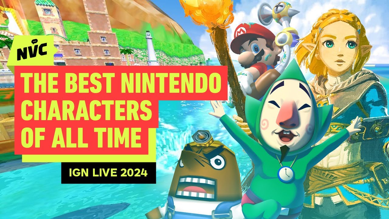 Who Made the Cut? NVC Ranks the Top 10 Nintendo Characters of All Time! - NVC | IGN Live 2024