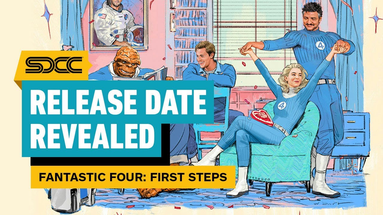 The Fantastic Four: First Steps Release Date Revealed At Marvel Hall H Panel | Comic Con 2024