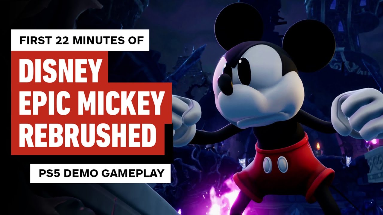 Disney Epic Mickey Rebrushed Demo - The First 22 Minutes of PS5 Gameplay