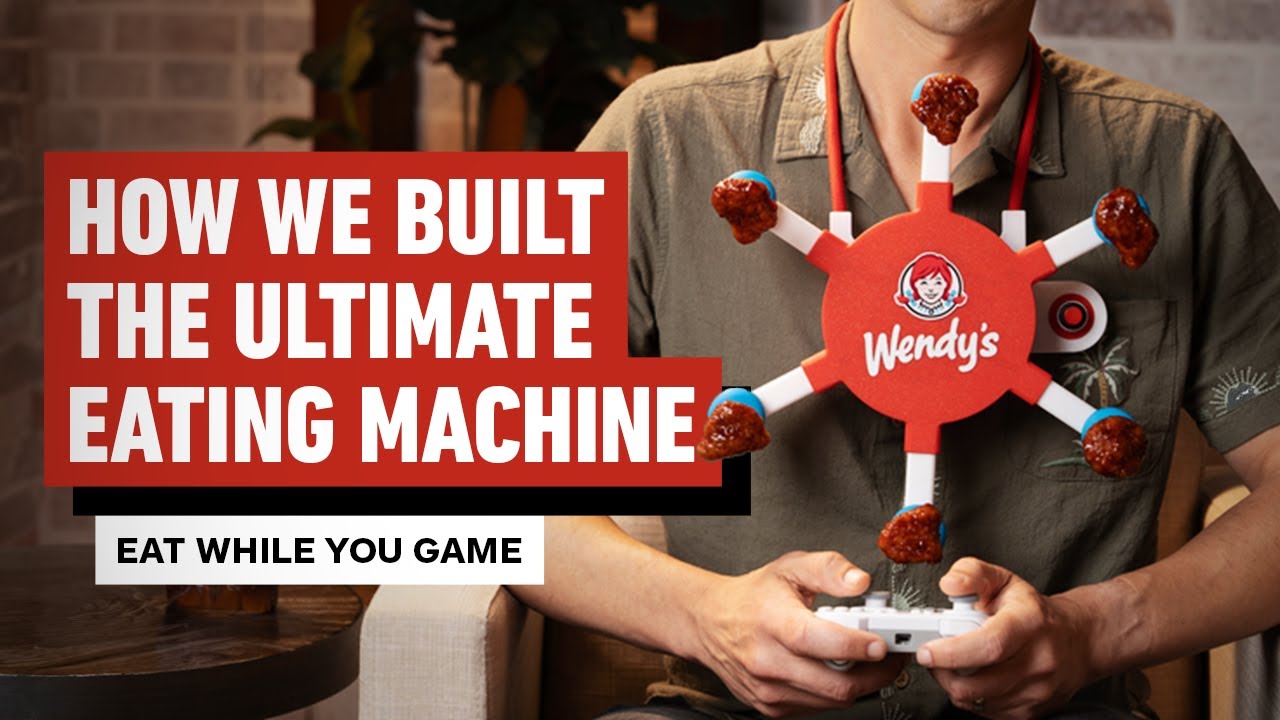 How We Created a Device with Wendy’s to Let You Game and Eat Hands-Free