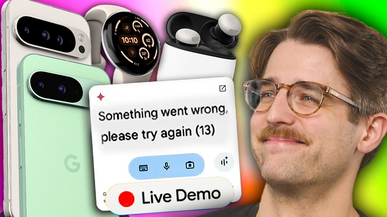 Live Demos Are Fun (Everything Google just announced)