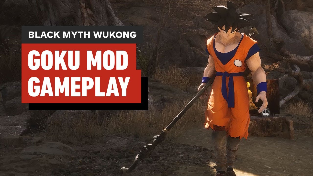 Black Myth Wukong Goku Mod Gameplay