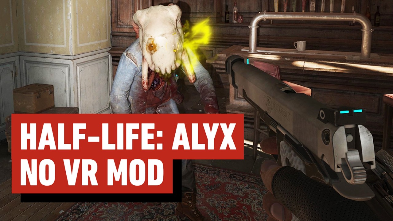 Half-Life: Alyx - No VR Mod Gameplay