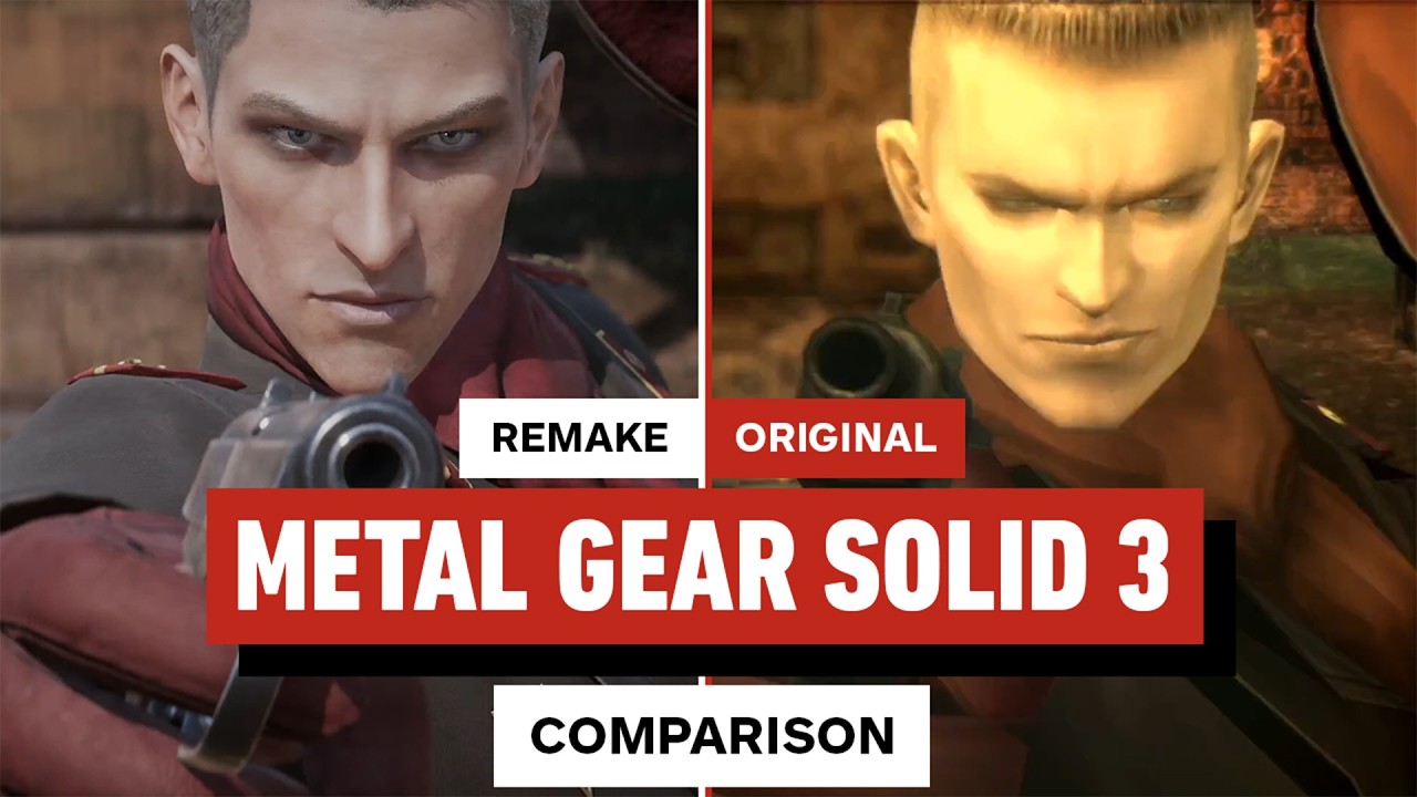 Metal Gear Solid Delta - Side-By-Side Graphics Comparison