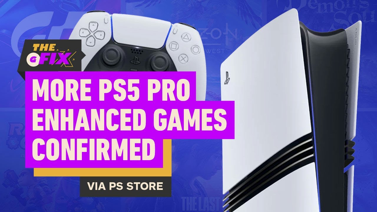 Sony reveals new PS5 Pro enhanced titles