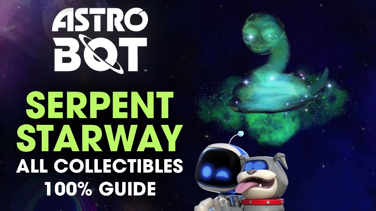 Astro Bot: Serpent Starway (W3) - 100% Guide (All Bots, Puzzle Pieces, Secret Exits)