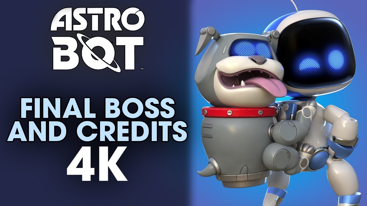 Astro Bot: Final Boss + Ending Credits 4K (End Game Spoilers)