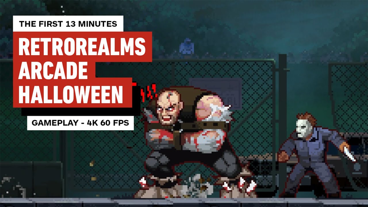 13 Minutes of Spooky Retro Arcade Fun!