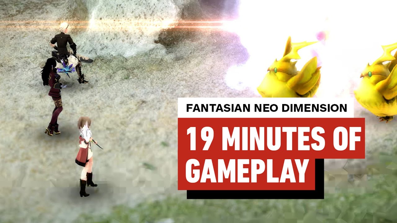 Fantasian Neo Dimension - 19 Minutes of Demo Gameplay 4K 60FPS