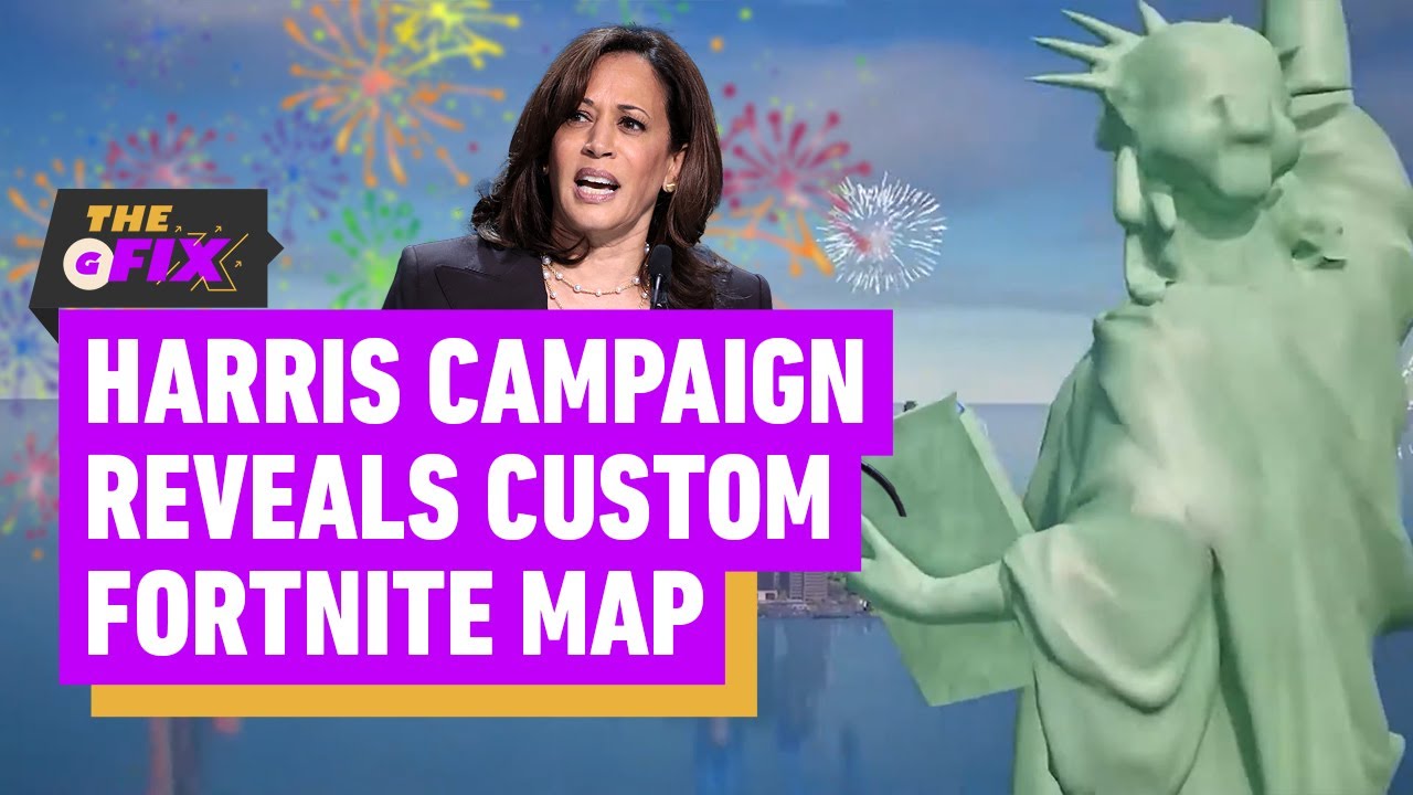 Kamala Harris Makes a Push for the Gamer Vote with a Custom Fortnite Map - IGN Daily Fix