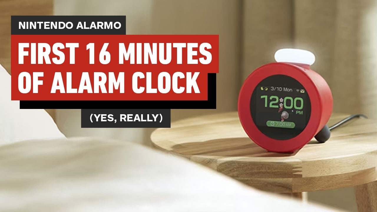 Nintendo Alarmo Sound Clock - The First 16 Minutes of Gameplay (...Sort of)