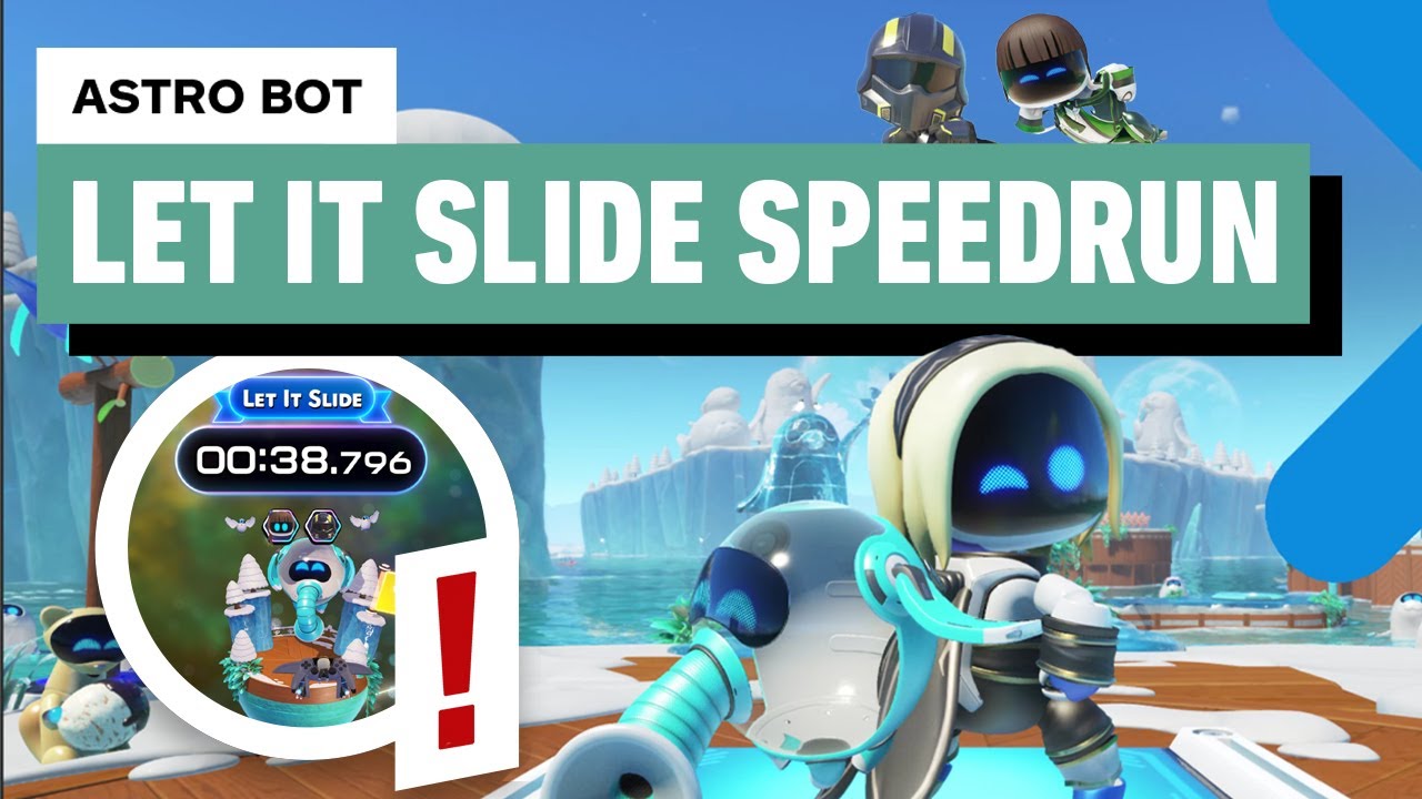 Astro Bot: Let It Slide Gameplay (38.796 Speedrun)