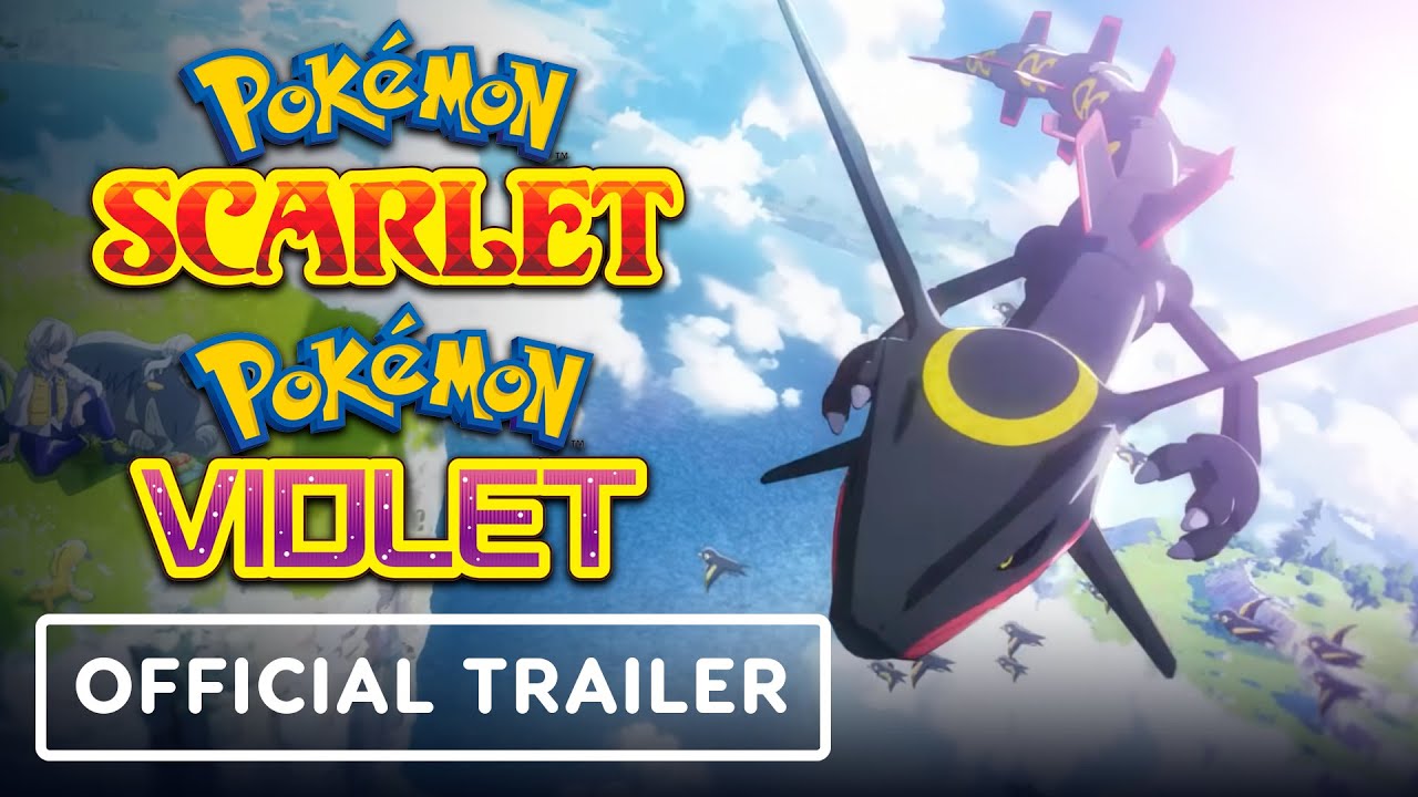 OMG! Shiny Rayquaza Revealed in Pokemon Scarlet & Violet Trailer