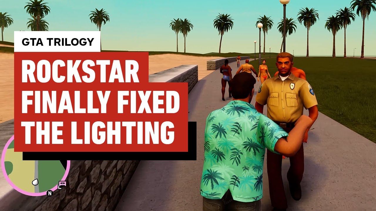 Rockstar’s GTA Trilogy Lighting Fix